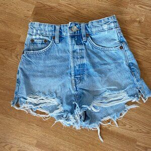 Zara jean shorts size 32(23)(0)